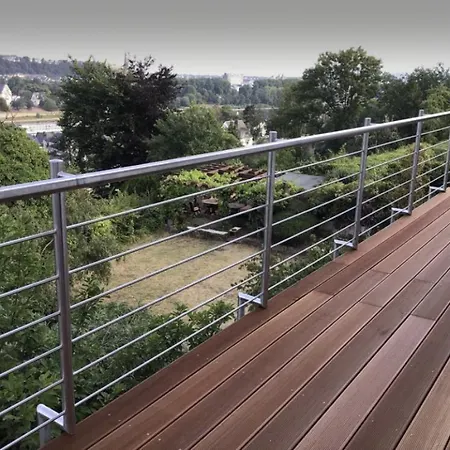 Aussichtszimmer Mit Modernem Glasbad Und Balkon * Koblenz (Rhineland-Palatinate)