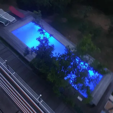 Aussichtszimmer Mit Modernem Glasbad Und Balkon Проживание в семье Кобленц